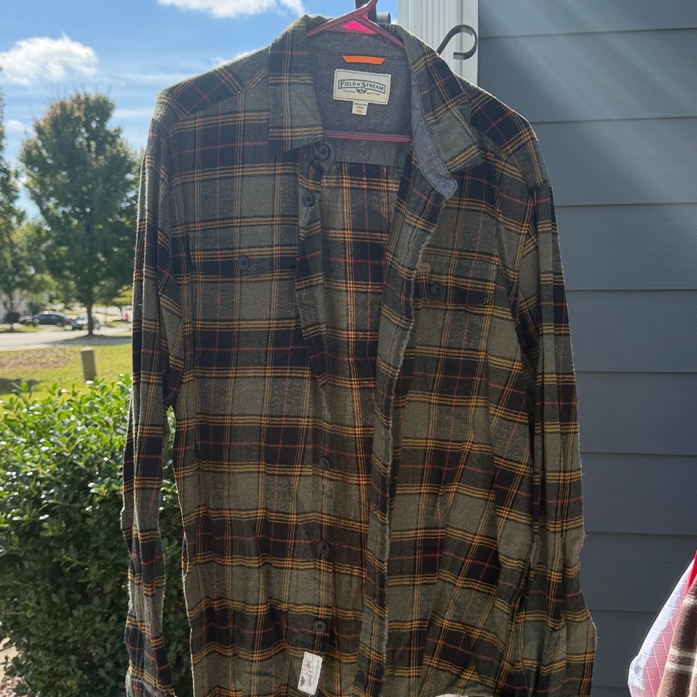 Field & Stream Multicolor Plaid Shirt